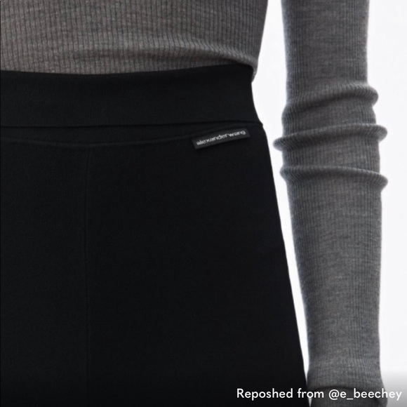 Alexander Wang Black Leggings size M - Picture 2 of 12